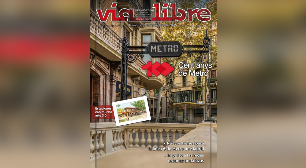 El centenario del metro de Barcelona, portada del �ltimo �V�a Libre� del a�o